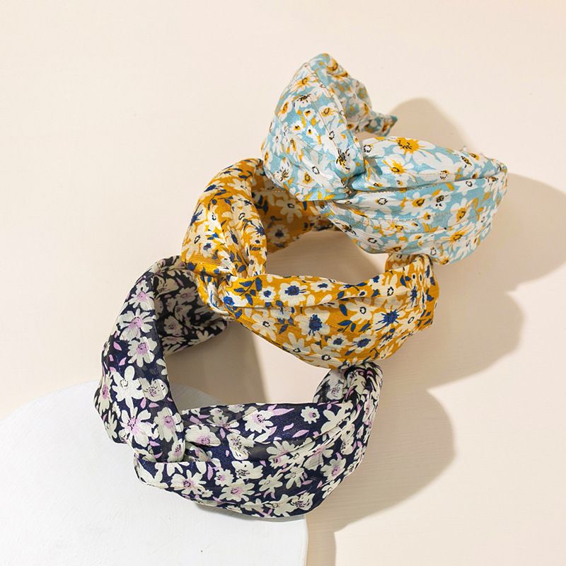 New Fashion Cross Floral Headbands Simple Headbands Wholesale