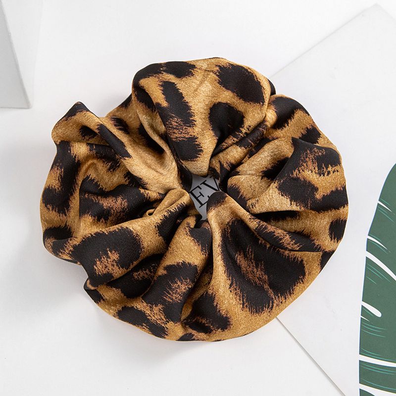 Fashion Leopard Printing Hair Accessories Simple Hair Rope Rubber Band