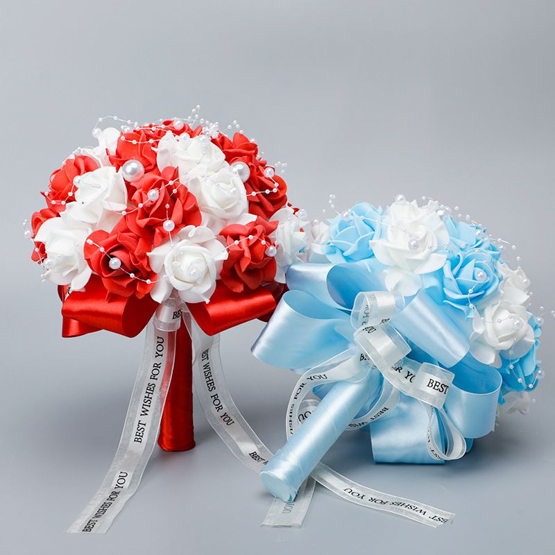 Fashion Simple Wedding Supplies Simulation Hand Holding Flower