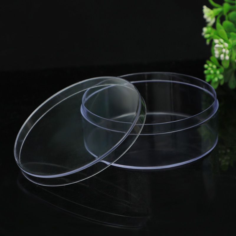 Round Plastic Transparent Candy Food Packaging Storage Box