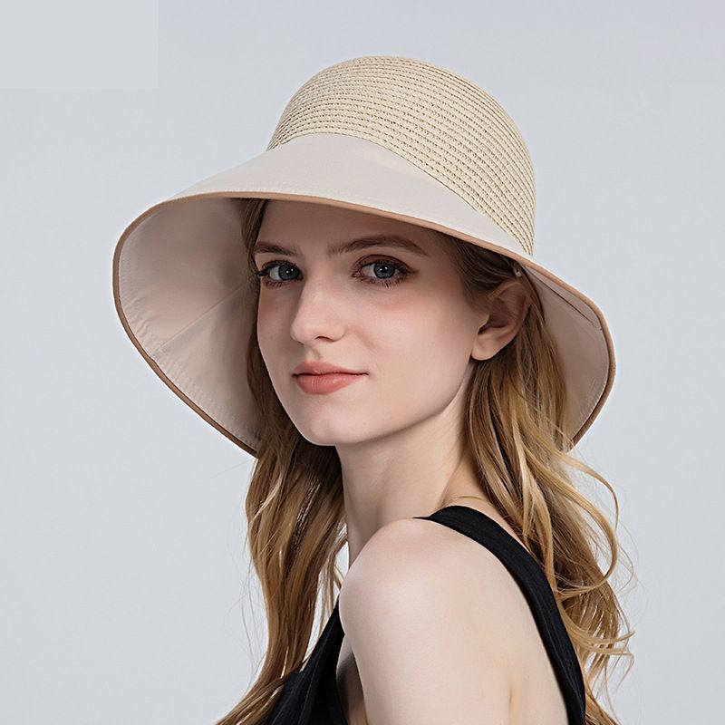 Fashion Fisherman Hat Female Summer Bow Sun Straw Hat Female