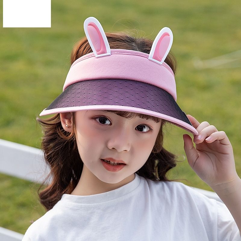 Color-changing Children&#39;s Sunscreen Hat Summer Sunshade Hat Girl Boy Baby Beach Big Brim Empty Top Sun Hat 1022