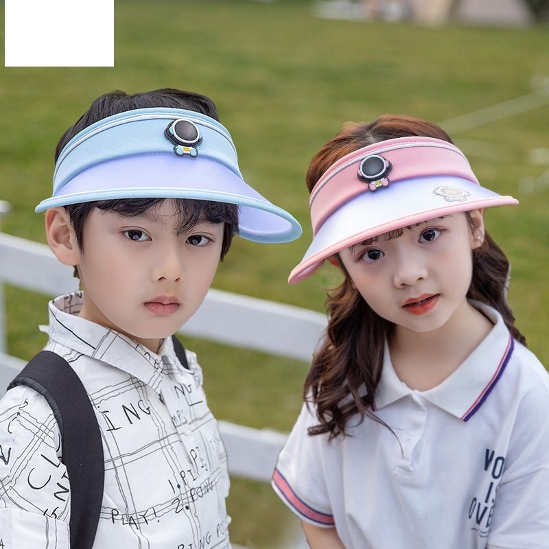 Flash Children&#39;s Sunscreen Hat Ultraviolet Discoloration Empty Top Sun Hat Boys And Girls Summer Baby Sun Hat 1028
