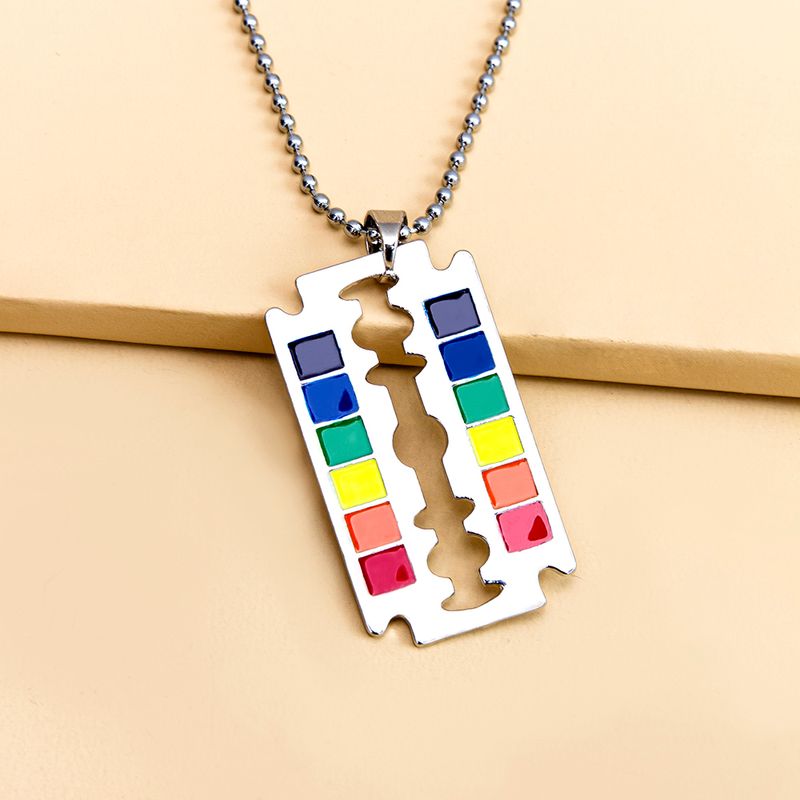 Fashion Alloy Rainbow Army-style Necklace