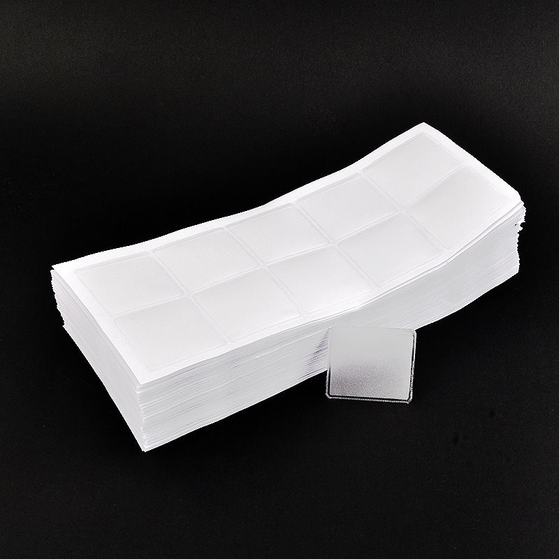 Self-adhesive Pe Plastic Bag Necklace Paper Card Carrier 4.3*3.7cm