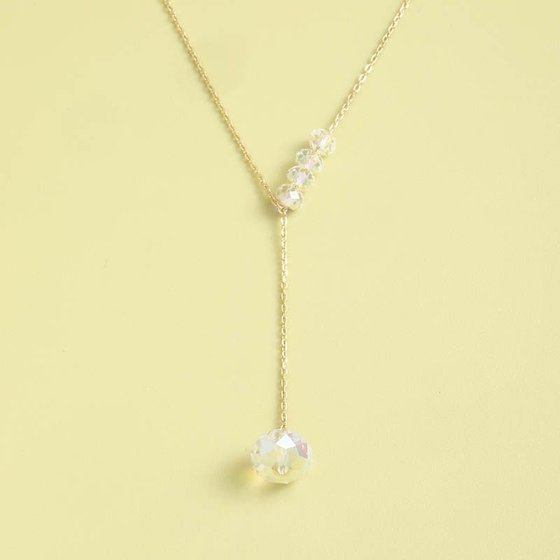 Light Luxury Crystal S925 Silver Necklace
