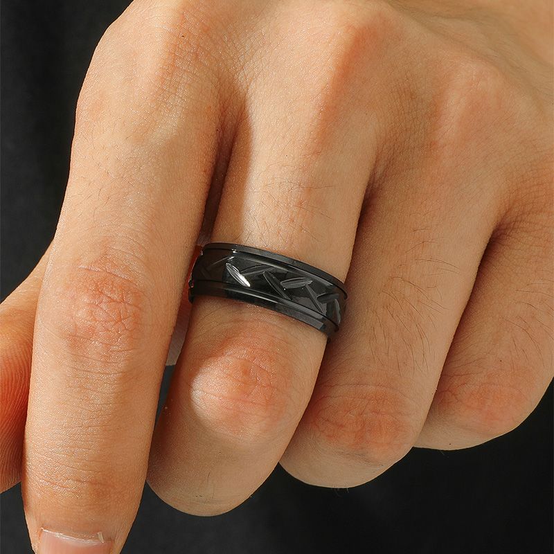 Fashion Ornament Popular Simplicity Stainless Steel Tire Ring