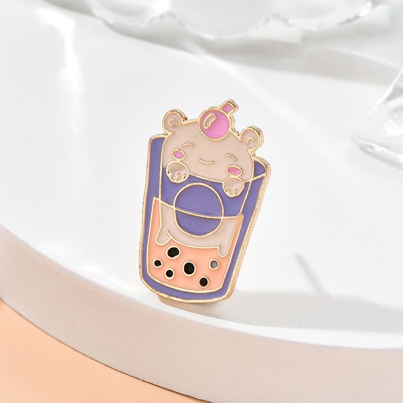 Ins Style Pastoral Simple Style Animal Alloy Plating No Inlaid Children Unisex Unisex Brooches 1 Piece