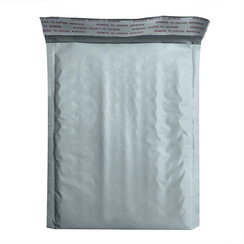 Simple Grey Packaging Bubble Film Self-adhesive Packaging Bubble Bag