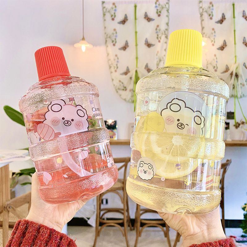 Wholesale Accessories Cute Bear Printing Large Capacity  Water Cup Nihaojewelry