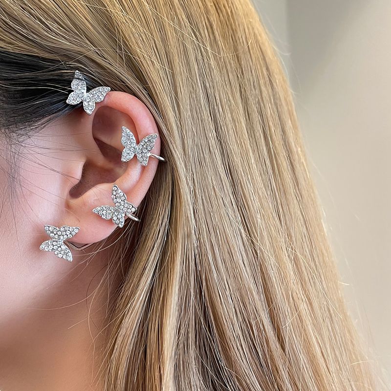 Fashion Butterfly Shaped Non-piercing Alloy Ear Clip Women's