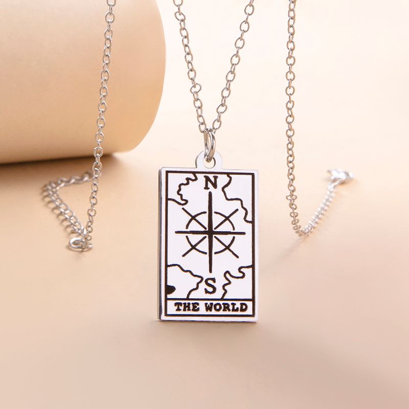 Stainless Steel Tarot Necklace