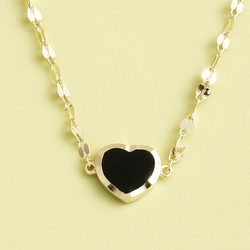 Simple Classic Heart S925 Silver Necklace
