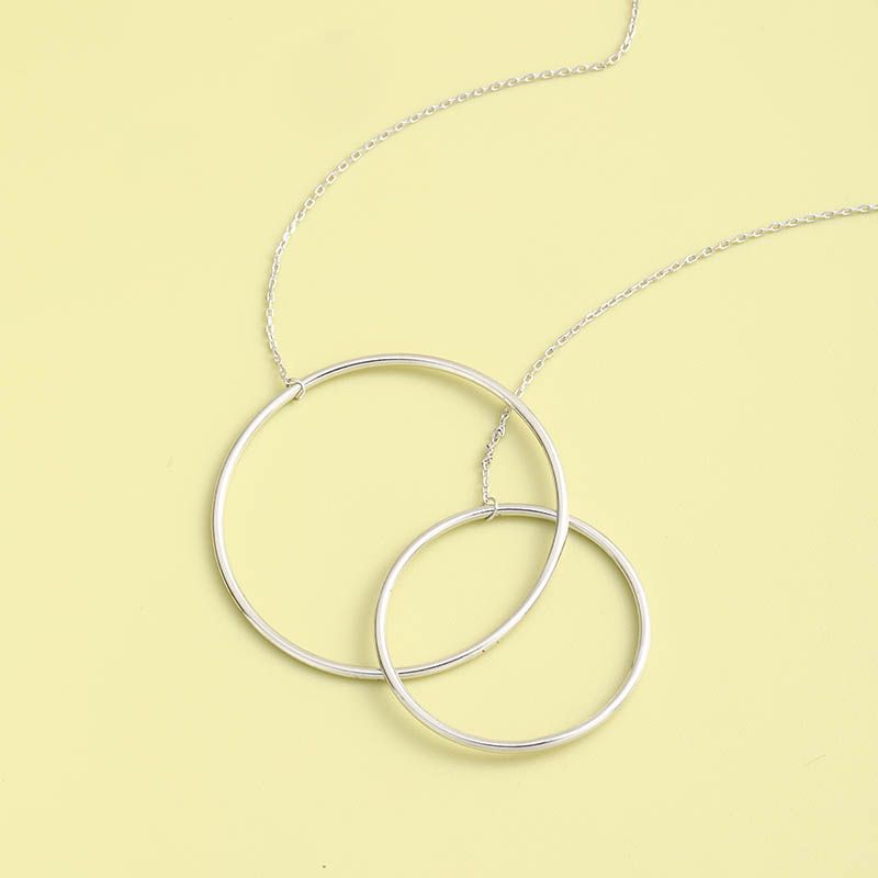 Simple Classic Ring S925 Silver Necklace
