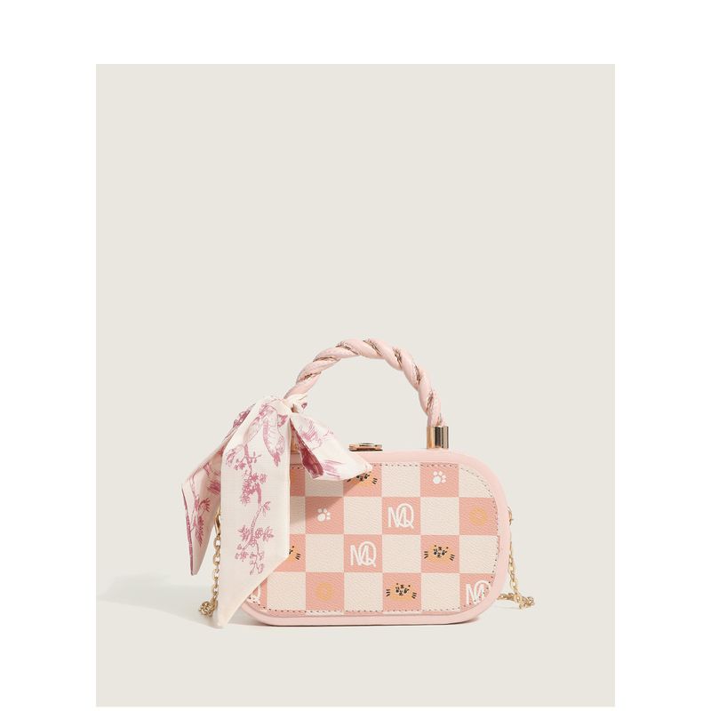 Fashion Portable Square Box Women's Small Square Bag19.5*5.5*12cm