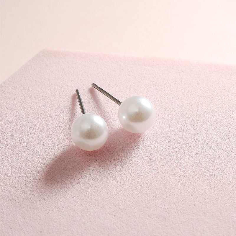 Boucles D&#39;oreilles En Perles Simples Et Populaires