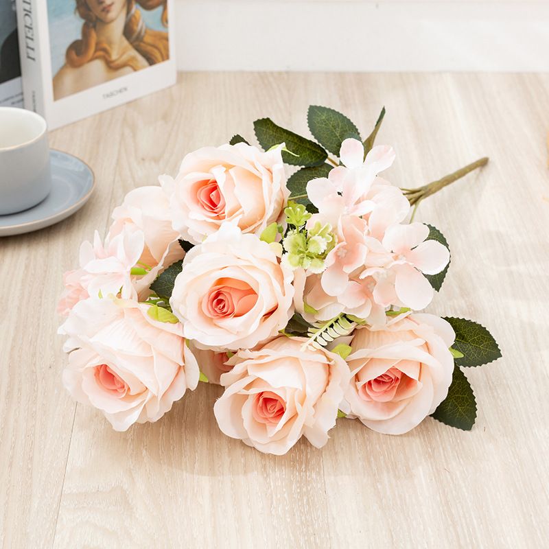 Simulation 9 Bunches Of Acacia Roses Home Decoration