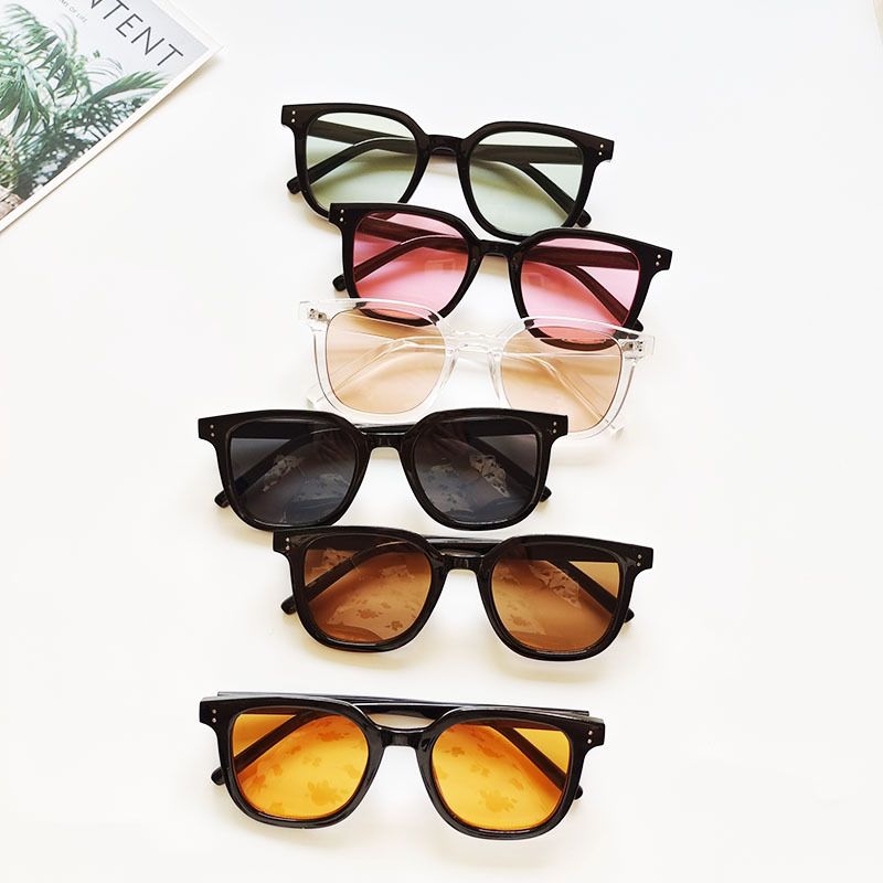 Neue Stil Mode Multicolor Rechteckige Kleine Rahmen Sonnenbrille