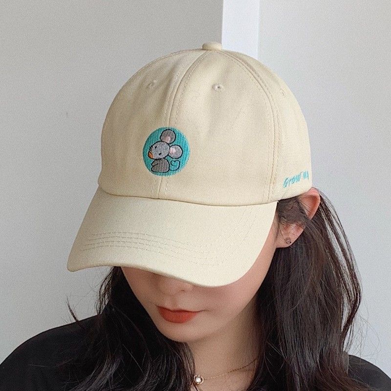 Fashion Female Summer Casual Peaked Cap Sweet Letter Print Sun Hat