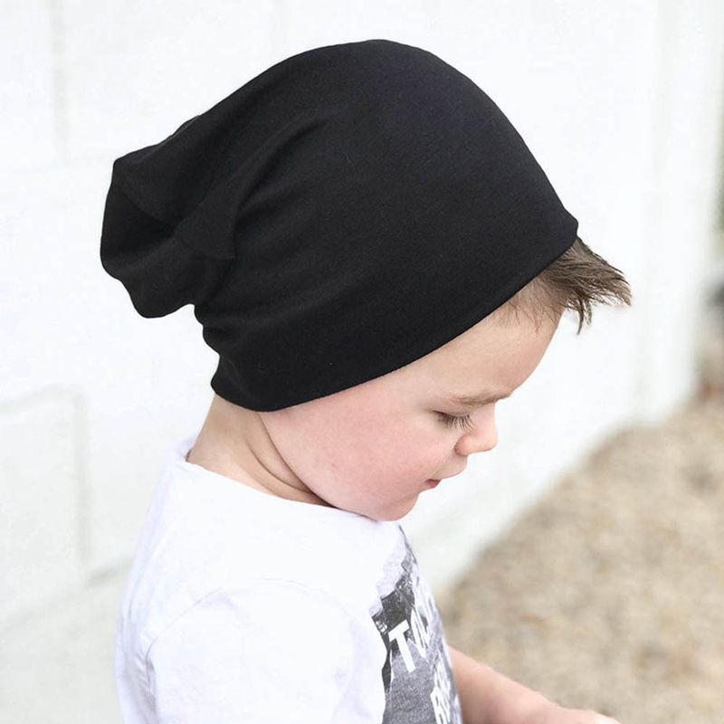 Fashion Cute Children's Solid Color Knitted Hat Hair Accessories