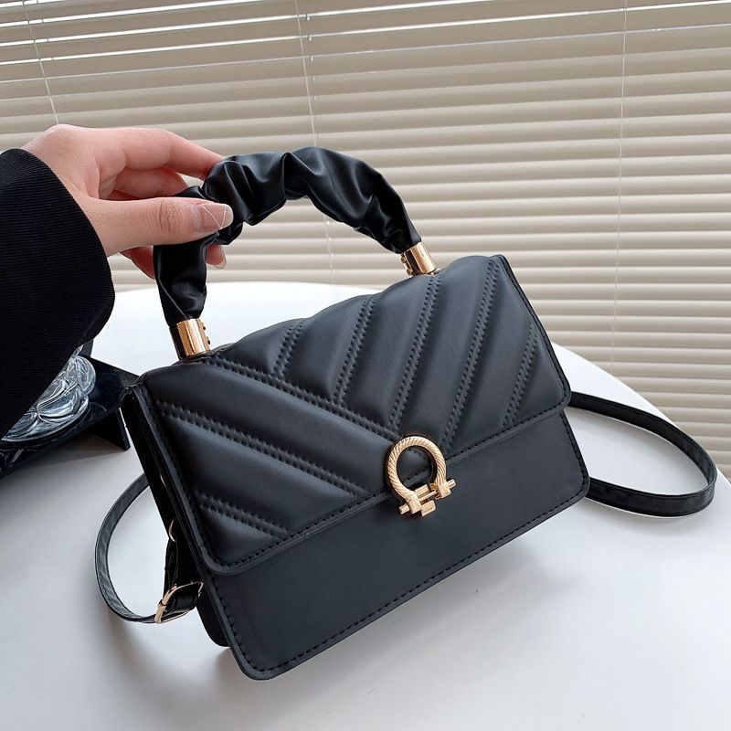 New Fashion Simple Retro Portable Small Square Crossbody Shoulder Bag