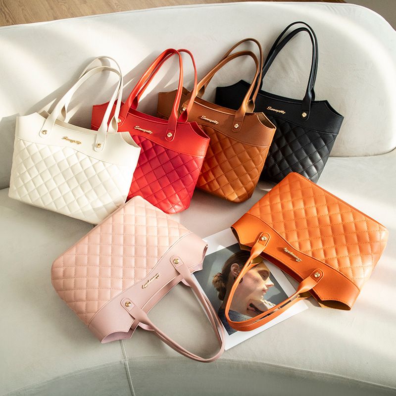 Fashion Embroidered Solid Color Shoulder Handbag Women Wholesale