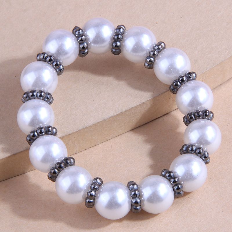 Neue Mode Einfache Decor Große Perle Gnade Armband