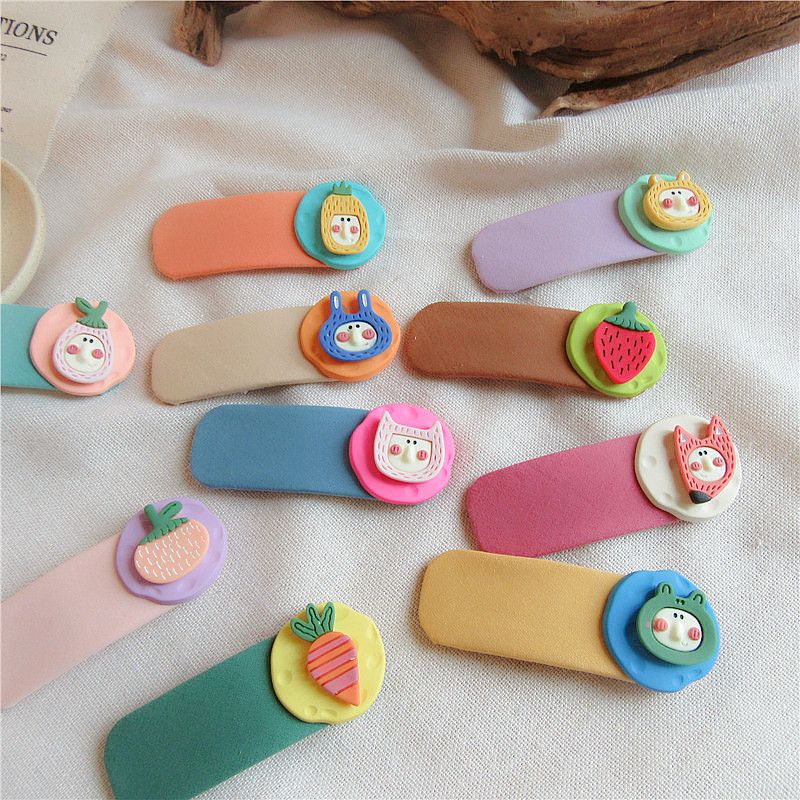 Color Stitching Patterns Decor Bb Clip Hairpin