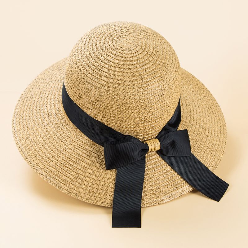 Fashion Spring And Summer Handmade Straw Hat Female Big Brim