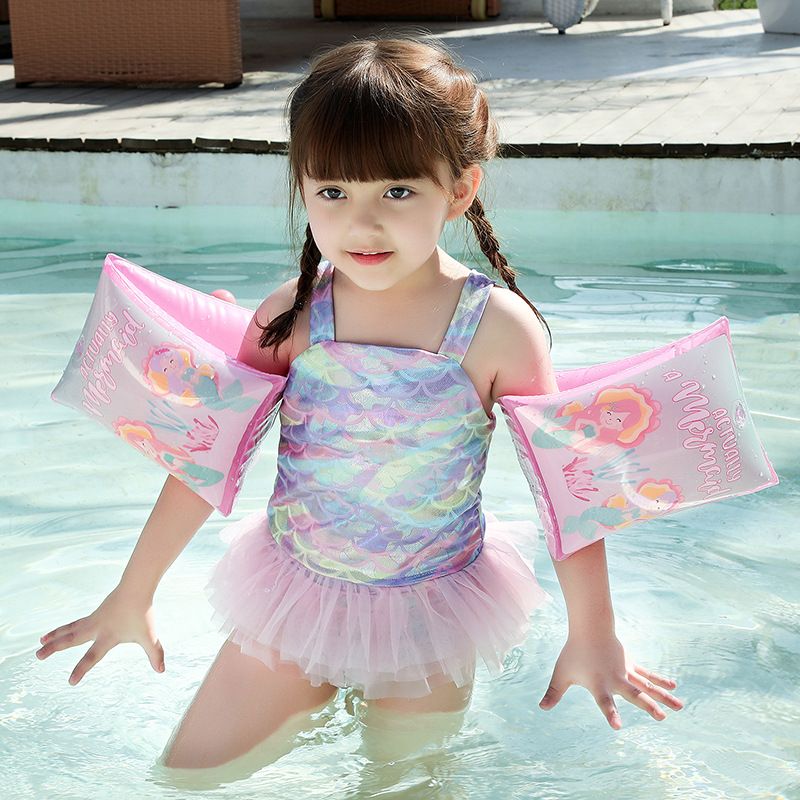 Wholesale New Children's Cartoon Extra Thick Arm Floats Swimming Ring