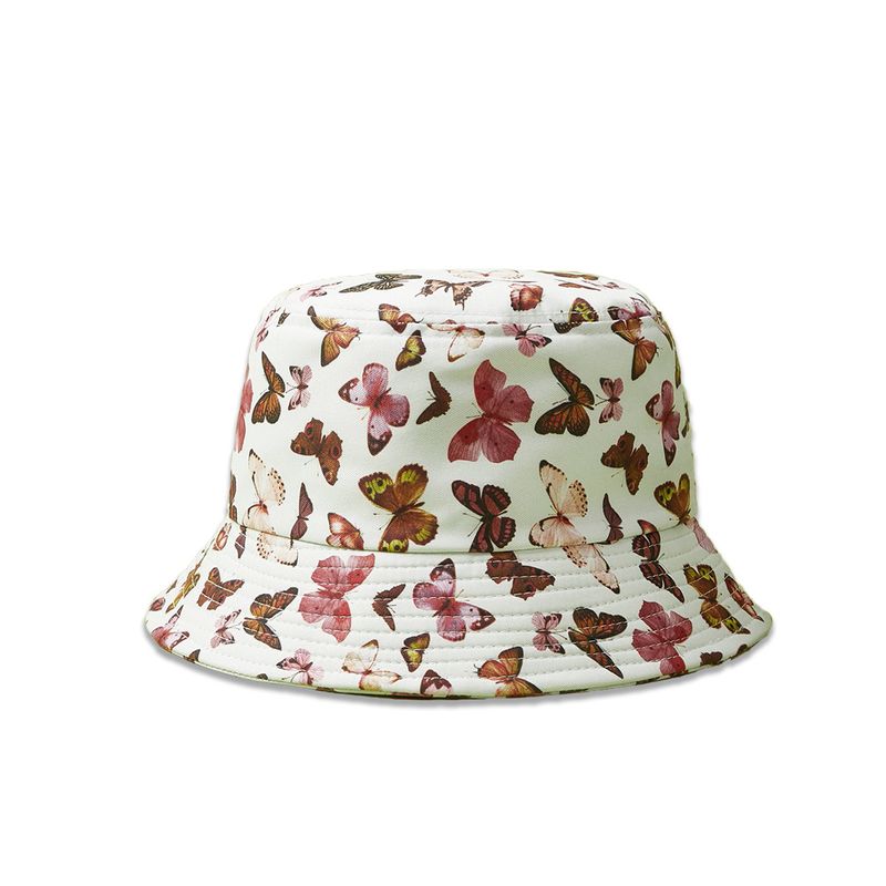 Mode Neue Stil Schmetterling Muster Sonnenschutz Eimer Hut