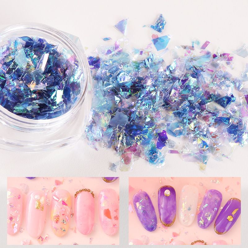 Fashion Multicolor Nail Sticker Bottle Glass Paper Applique Wholesale