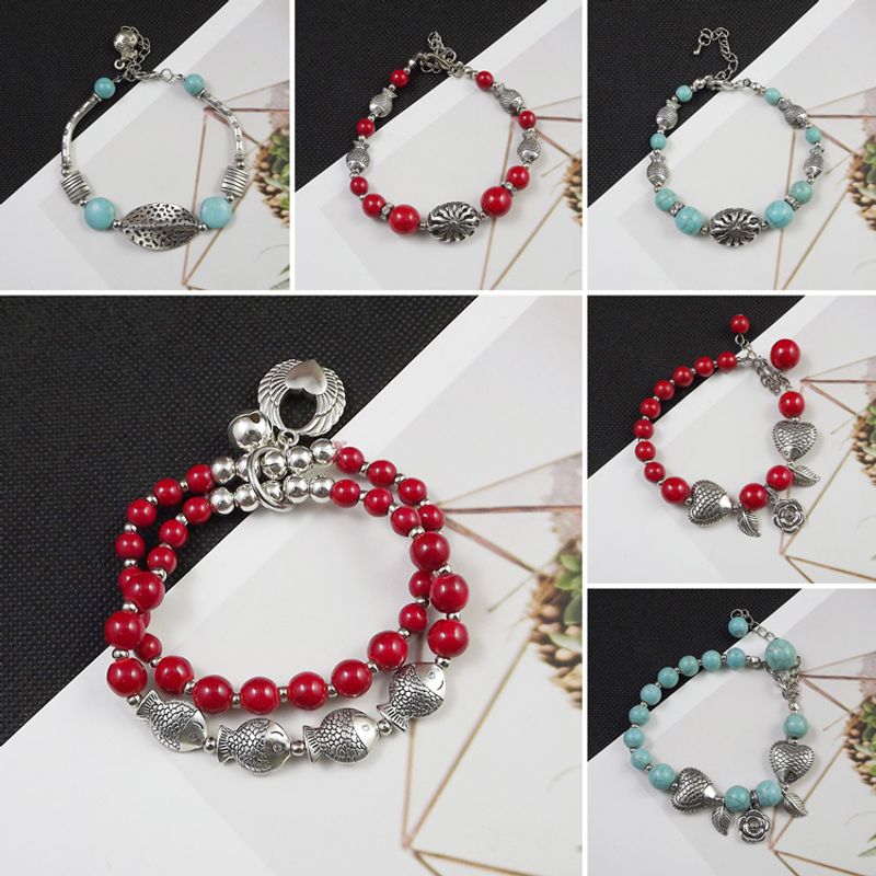 Bohemian Ethnic Style Ornament Turquoise Bracelet