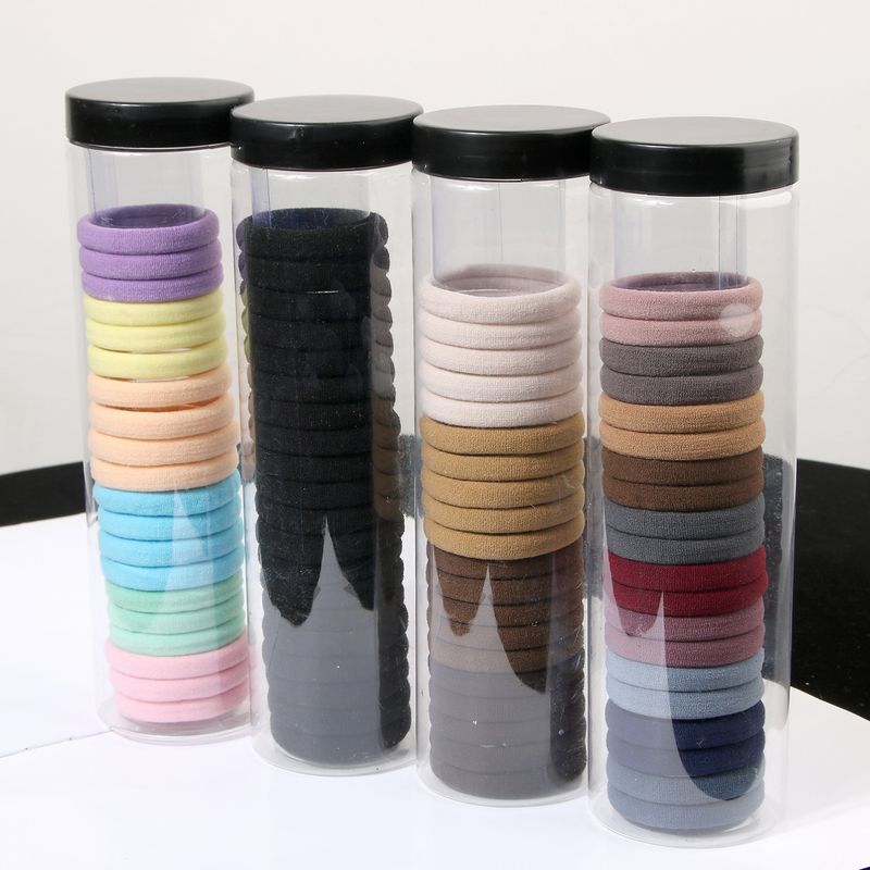 Barrel Towel Seamless High Elastic Hair Ring Rope 20 Pieces Set