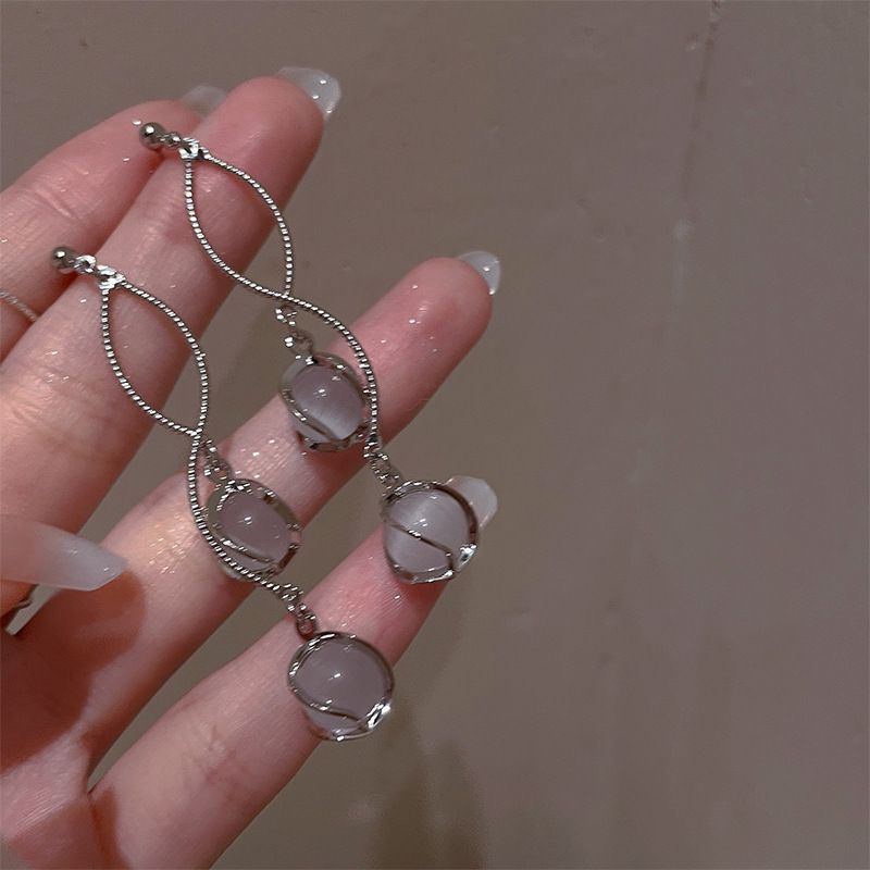 Ins Style Geometric Alloy Resin No Inlaid Women's Earrings