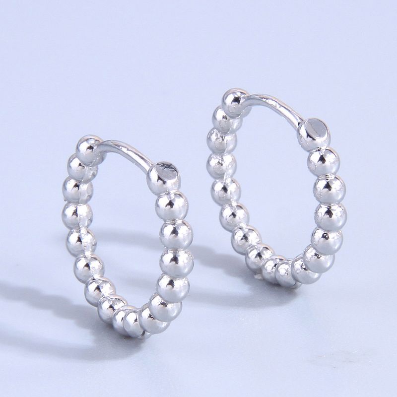Fashion Simple Solid Color Balls Decor Personalized Earrings