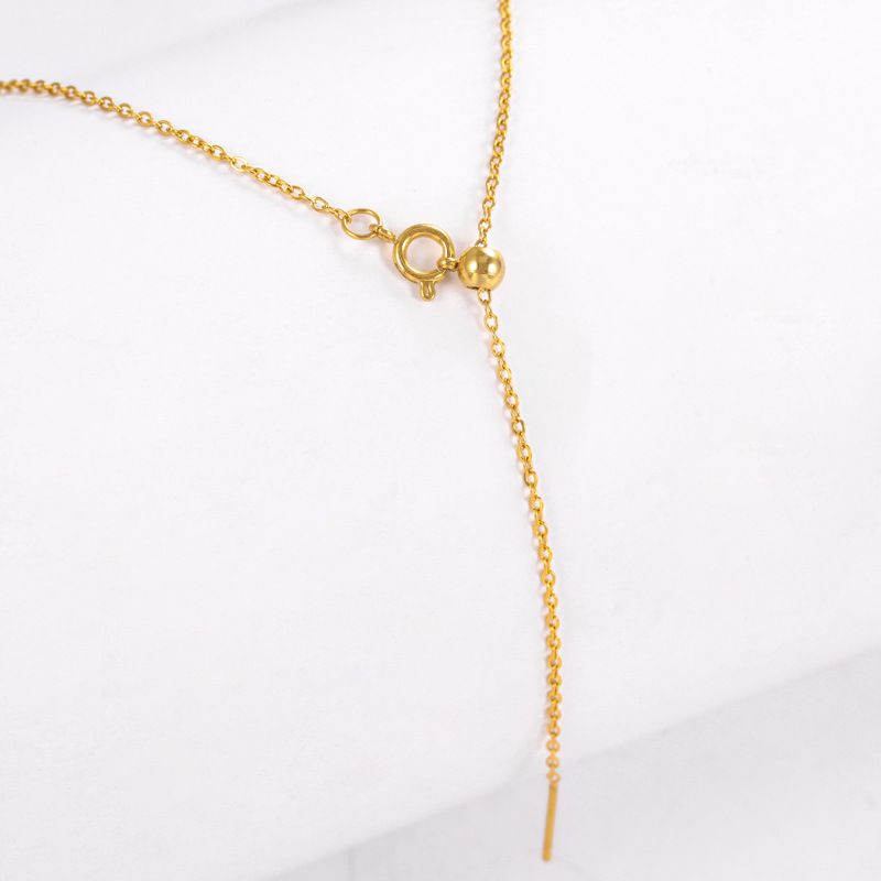 Fashion Simple Needle Chain Box Chain Cross Conventional Universal Necklace Bare Chain