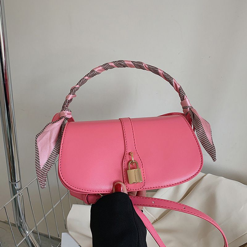 Simple Fashion Shoulder Crossbody Small Square Solid Color Bag