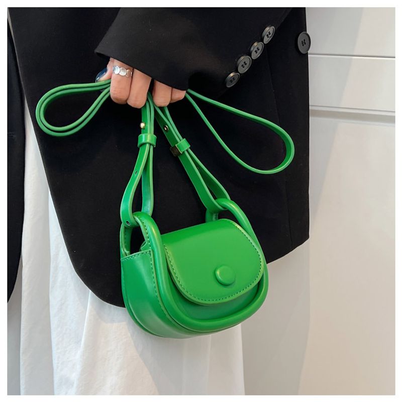 Solid Color Candy Color Shoulder Messenger Small Bag
