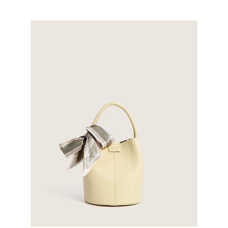 Fashion White One-shoulder Crossbody Portable Basket Women's Bag