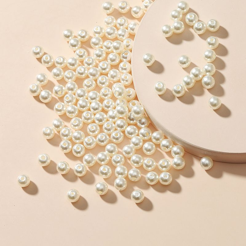 1 Set Imitation Pearl Artificial Pearls Solid Color