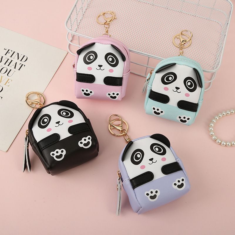 Mode Mignon Panda Nouvelle Pièce Cosmétique Sac De Rangement Mini Portefeuille