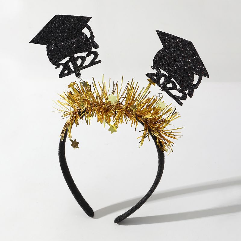 Fashion Graduation Season Mini Trencher Cap Doctorial Hat Tassel Headband