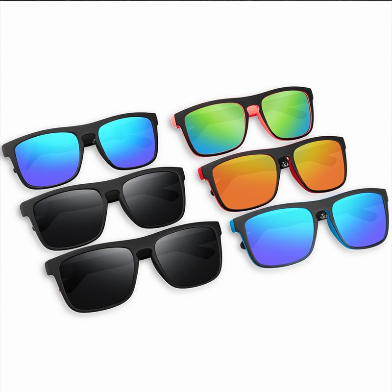 Fashion New Style Contrast Color Pattern Polarized Uv400 Men's Sunglasses
