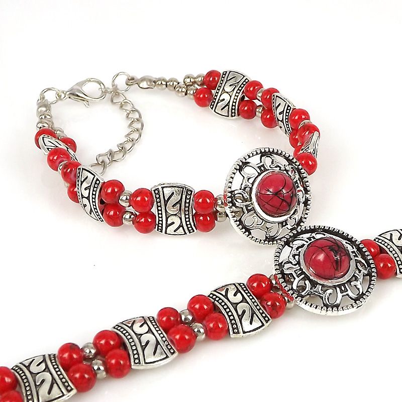 Vintage Style Ethnic Style Simple Style Alloy Beads Bracelets
