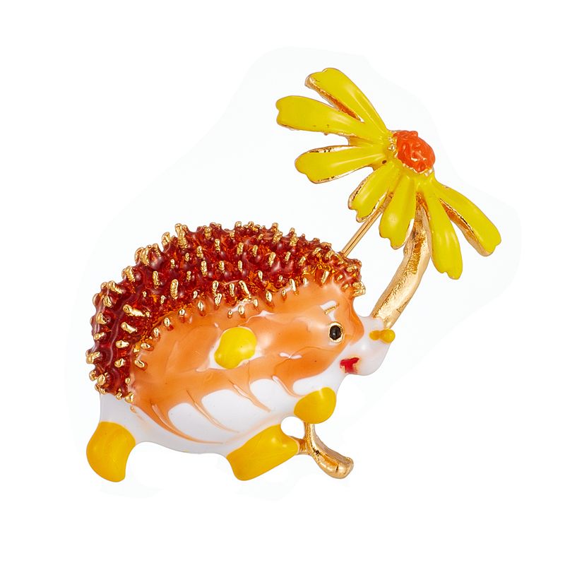 Women's Cute Fashion Classic Style Hedgehog Arylic Brooches Stoving Varnish Plating No Inlaid Brooches