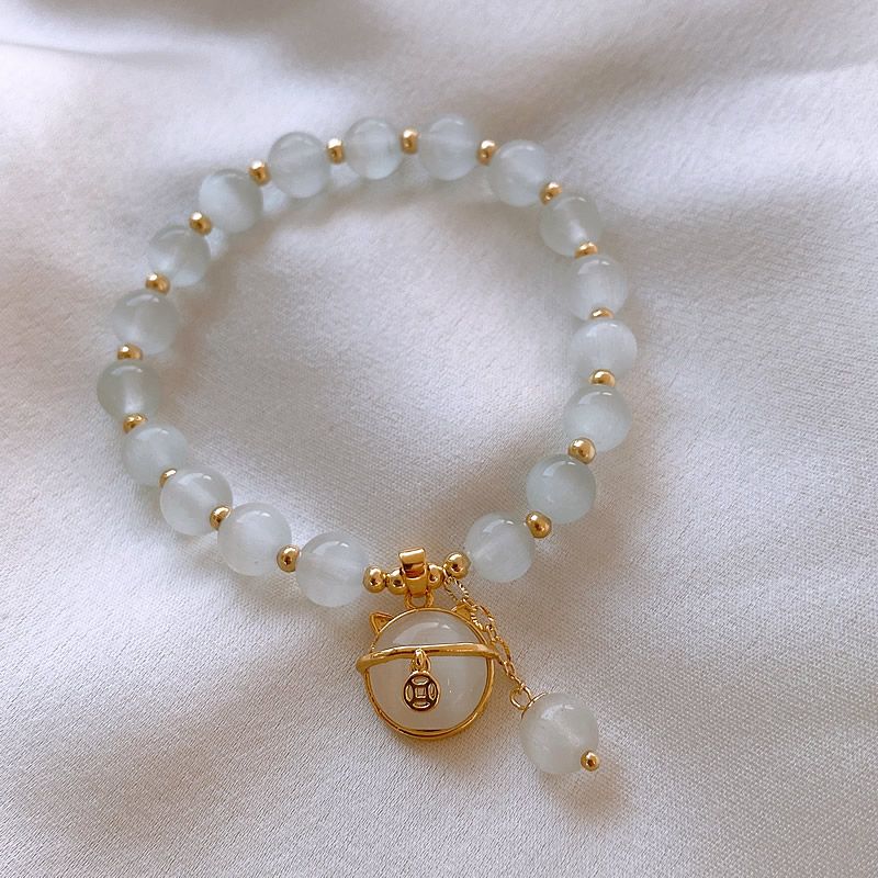 Mode Géométrique Alliage Perlé Opale Bracelets