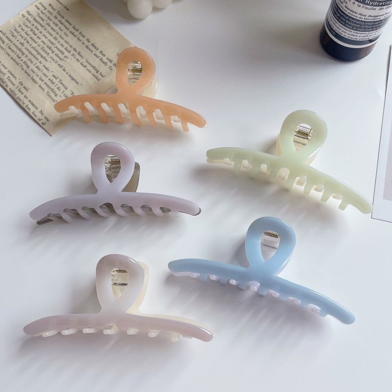 Women's Fashion Simple Style Geometric Cellulose Acetate Sheet Hair Accessories Hair Claws