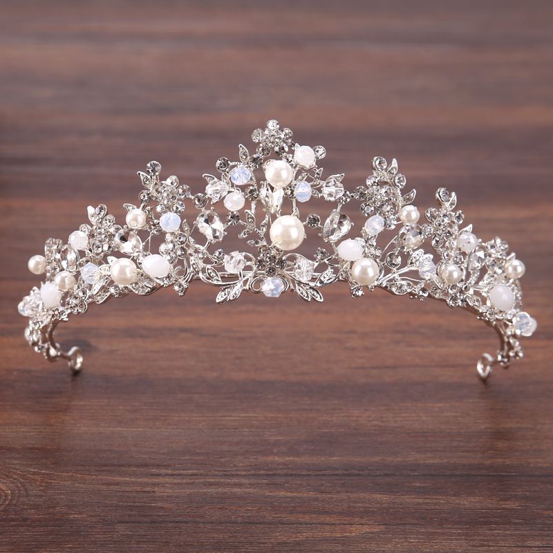 Damen Hochzeit Romantische Perlen Künstliche Perlen Eingelegte Perlen Diamant Künstliche Strass Steine Künstliche Perlen Hochzeits Schmuck