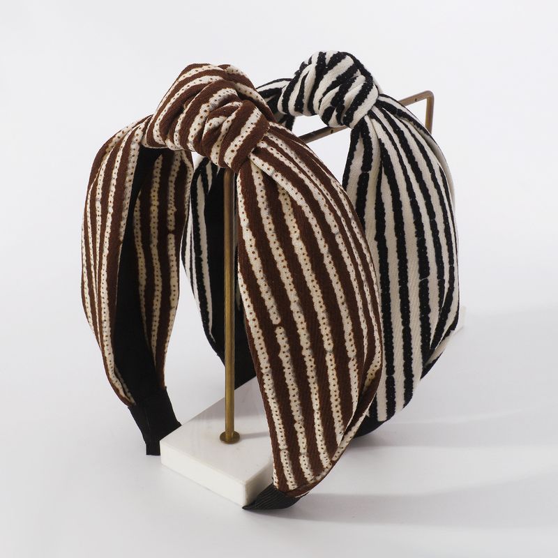 Fashion Stripe Cloth Knot Hair Band 1 Piece